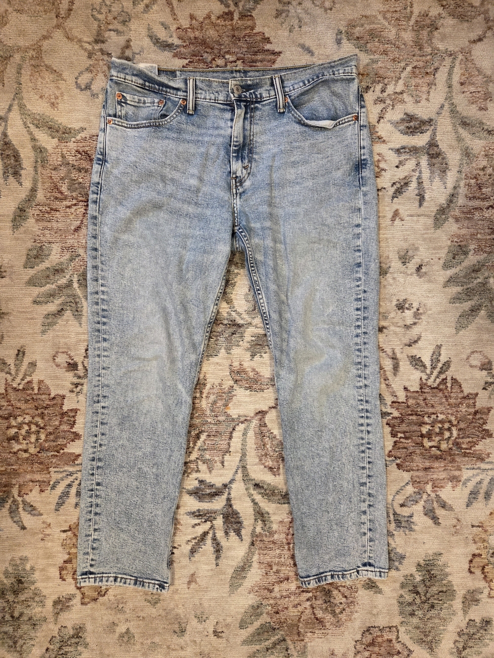 Levis 511 Light Wash Men's Straight Leg Jeans - Blue